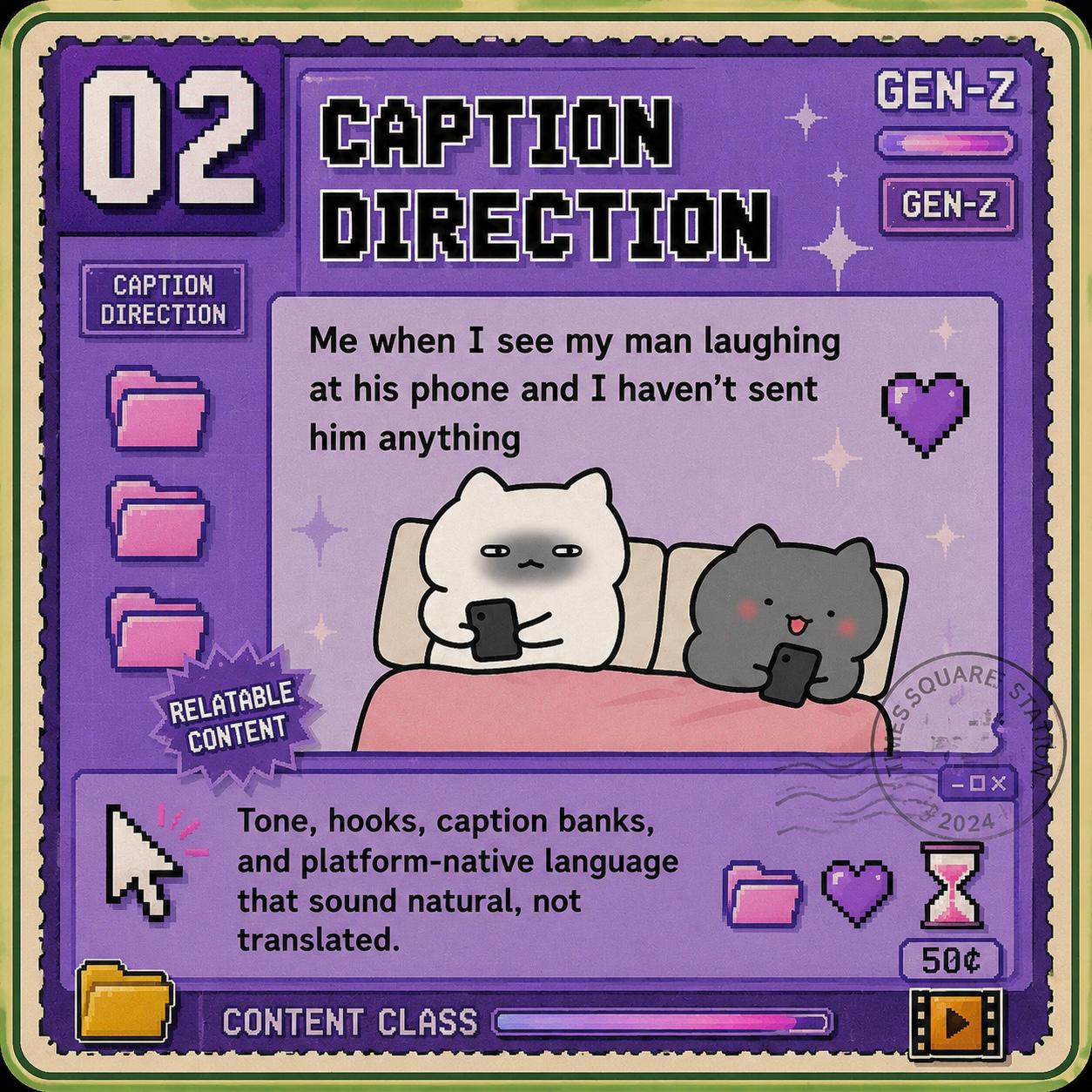 Caption Direction